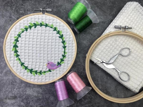 Blattkranz mit Piep